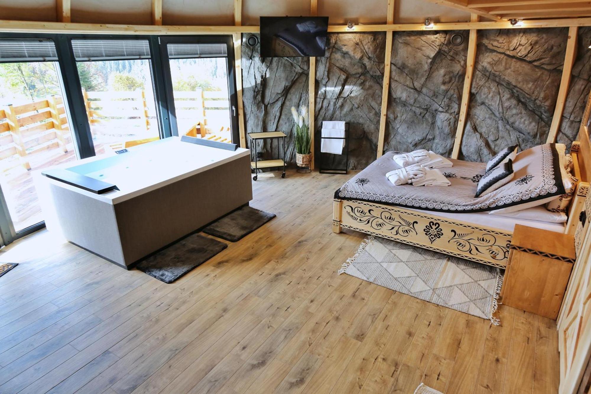 扎科帕内 Tatry Mountain Glamp Z Jacuzzi酒店 外观 照片