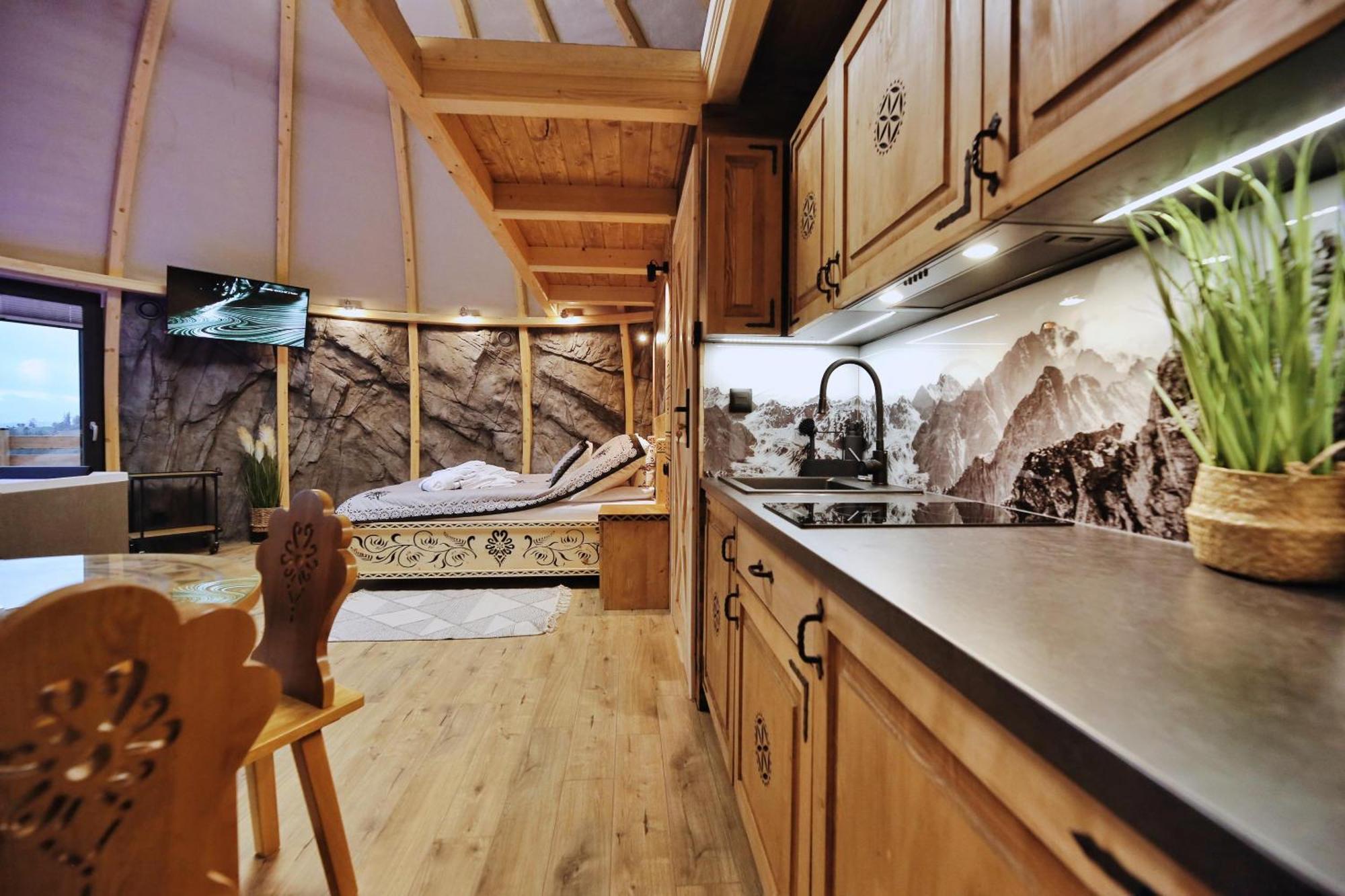 扎科帕内 Tatry Mountain Glamp Z Jacuzzi酒店 外观 照片