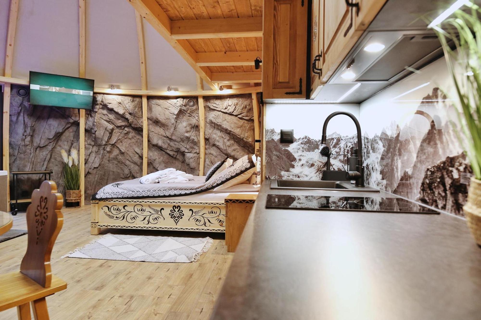 扎科帕内 Tatry Mountain Glamp Z Jacuzzi酒店 外观 照片