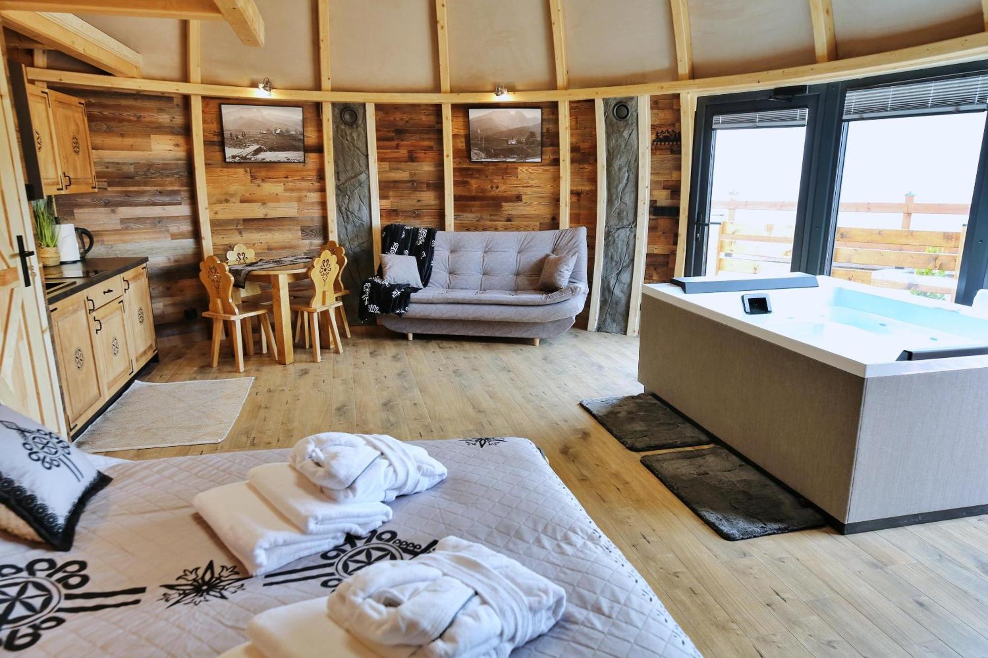 扎科帕内 Tatry Mountain Glamp Z Jacuzzi酒店 外观 照片