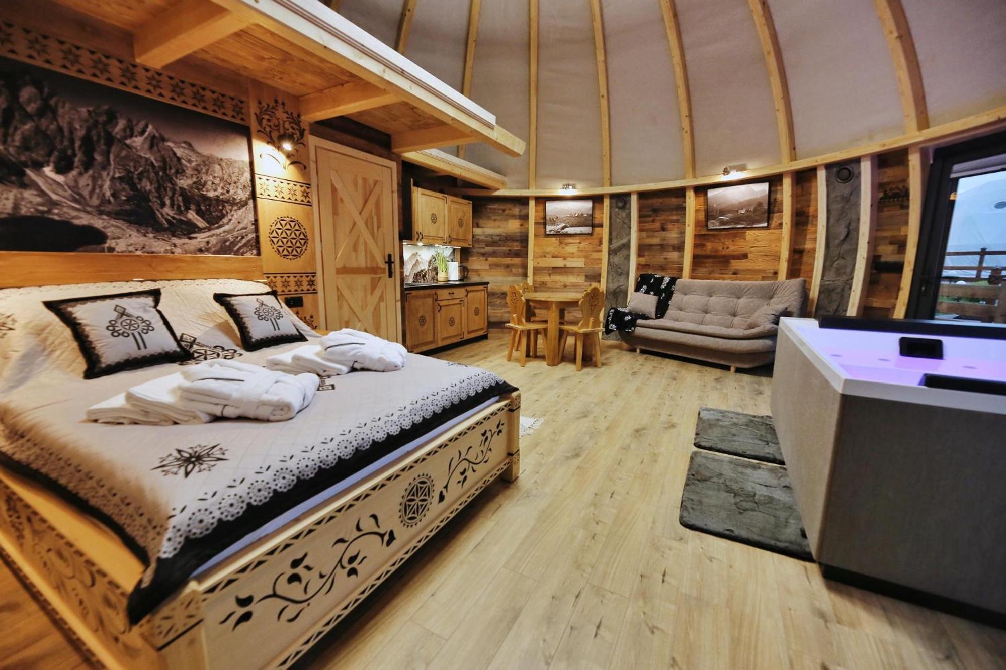 扎科帕内 Tatry Mountain Glamp Z Jacuzzi酒店 外观 照片