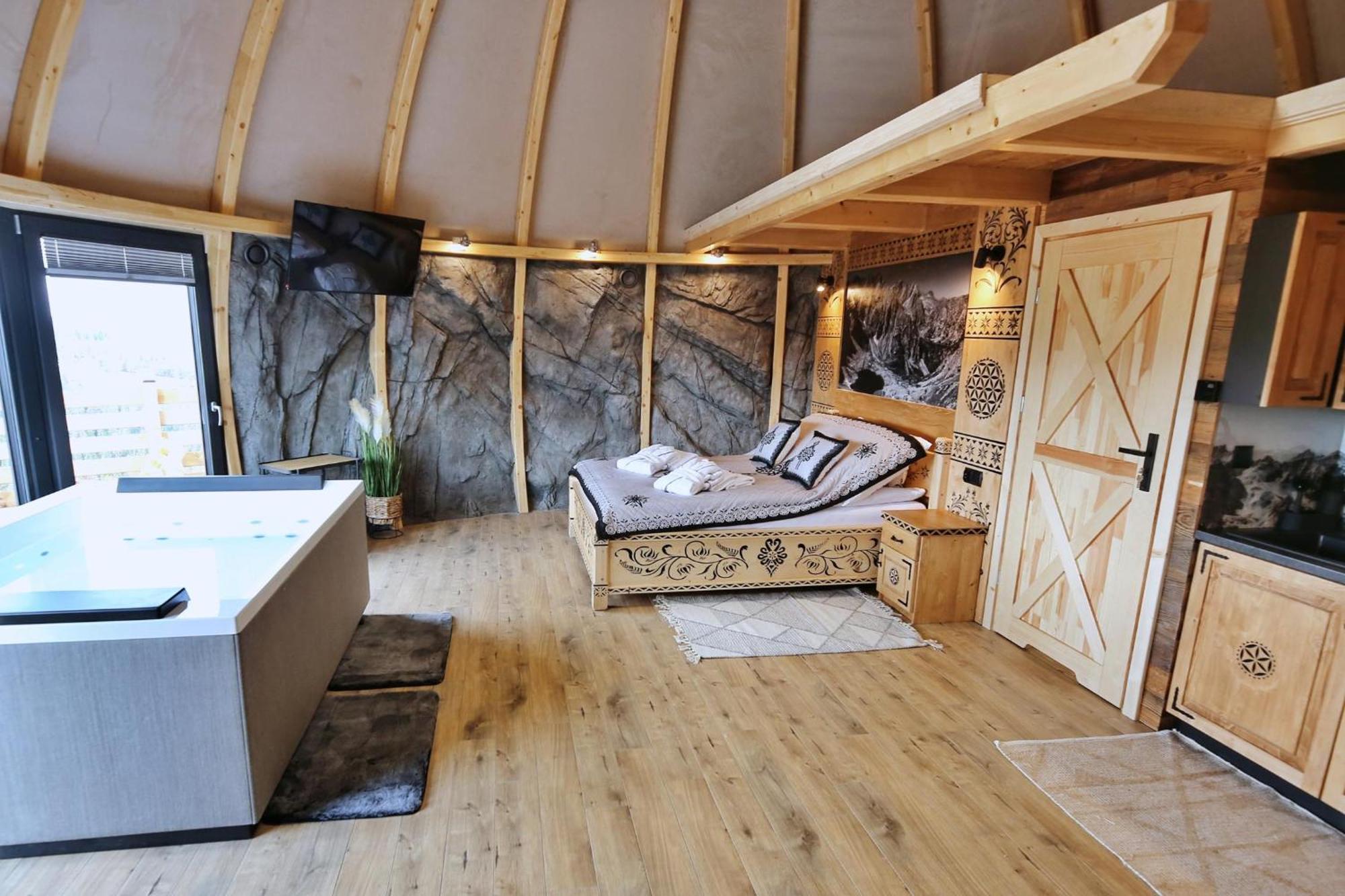 扎科帕内 Tatry Mountain Glamp Z Jacuzzi酒店 外观 照片
