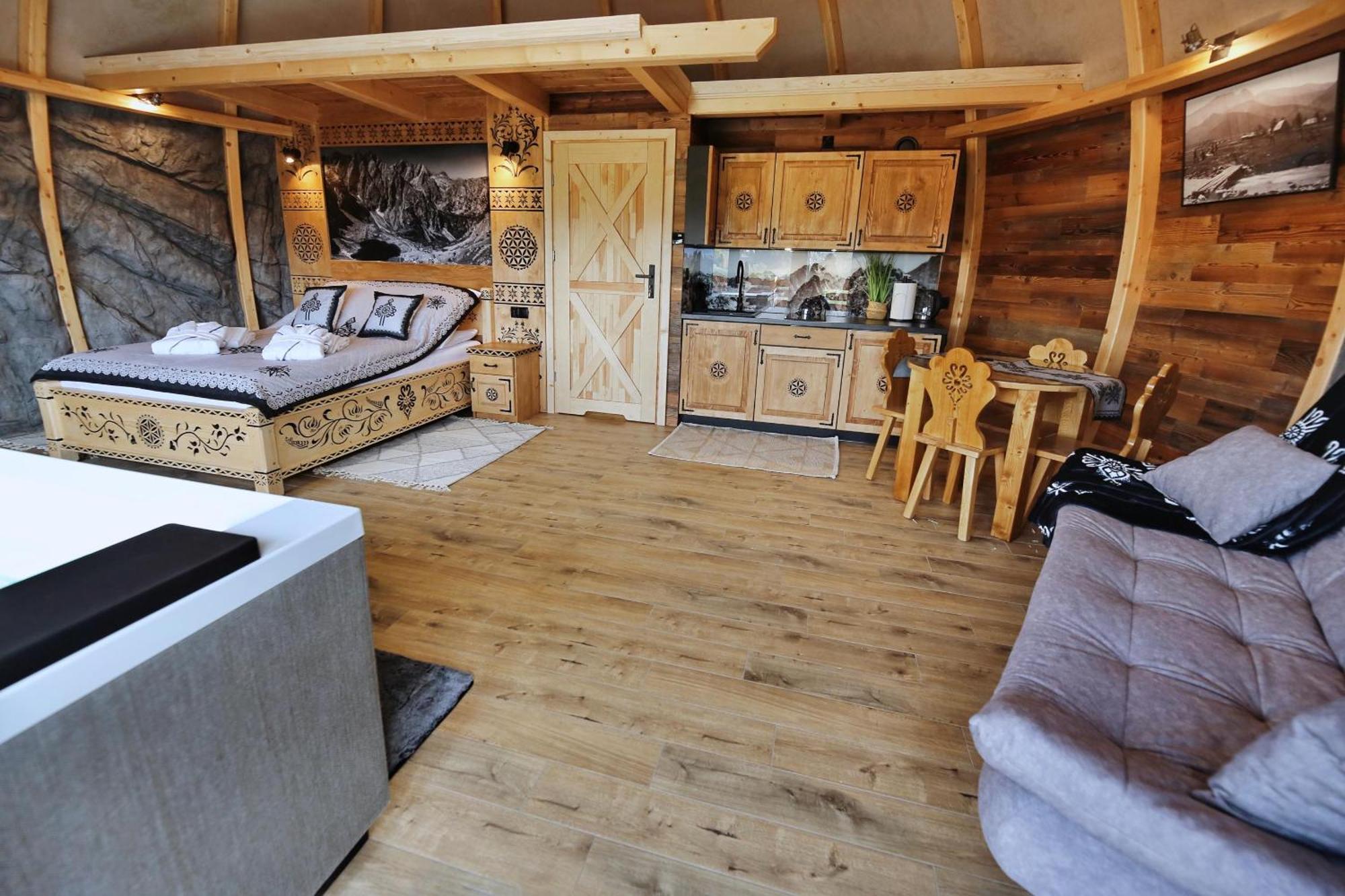 扎科帕内 Tatry Mountain Glamp Z Jacuzzi酒店 外观 照片